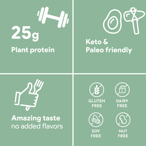 MyoPower - Plant Protein Powder - Unflavored (1.3 LB)